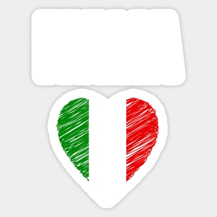 Italy flag, italian flag Sticker